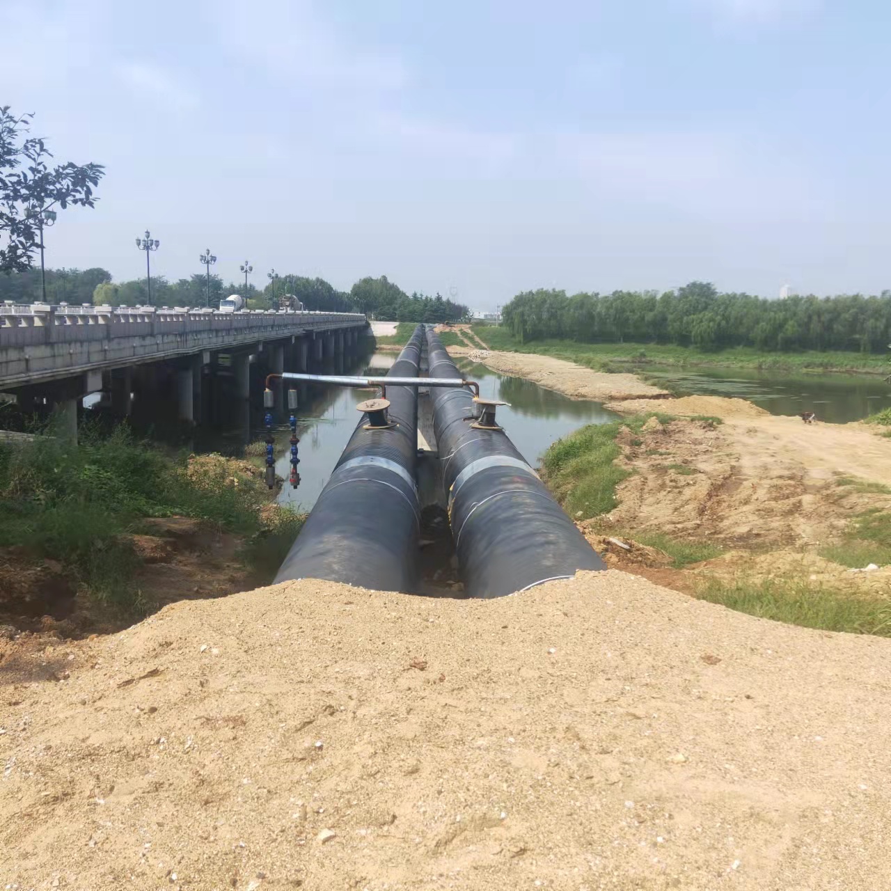 韶关西气东输顶管施工输油管道清洗